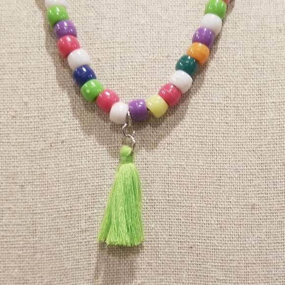 Multicolored Beaded Necklace - Picture 3 of 5